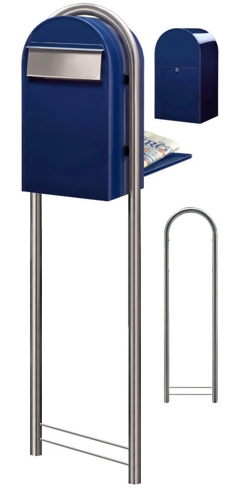Brievenbus Grande B 5003 i Donkerblauw Bobi 6417237034243
