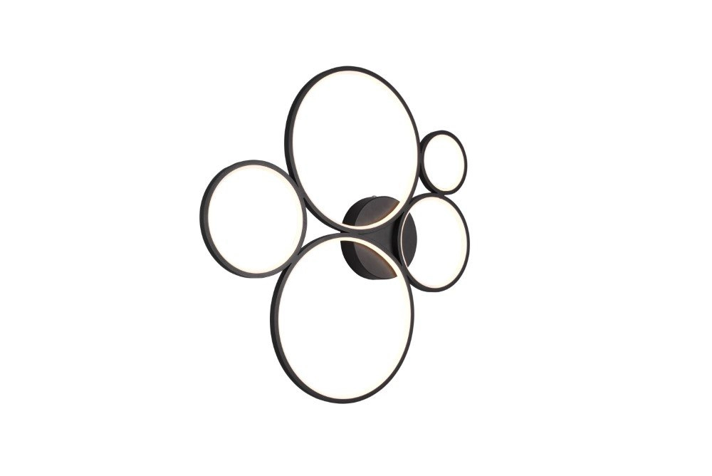 Wandlamp Rondo 5-rings