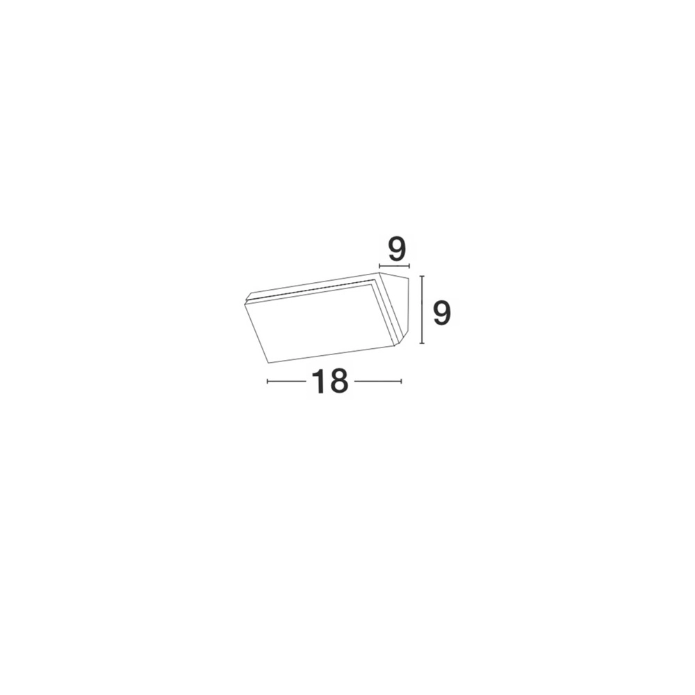Design wandlamp Keen wit 18cm Lyora 5212017419187