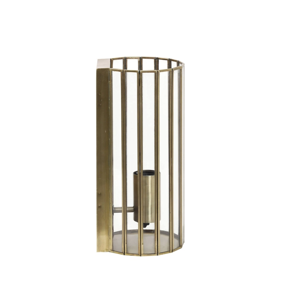 Industriele wandlamp StroBy brons 30,5cm