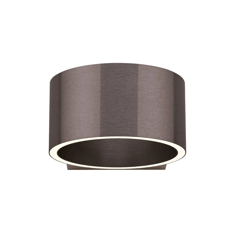 Oplaadbare wandlamp Pure Akku Clipse Donker bruin geborstel Paul Neuhaus 4012248393017