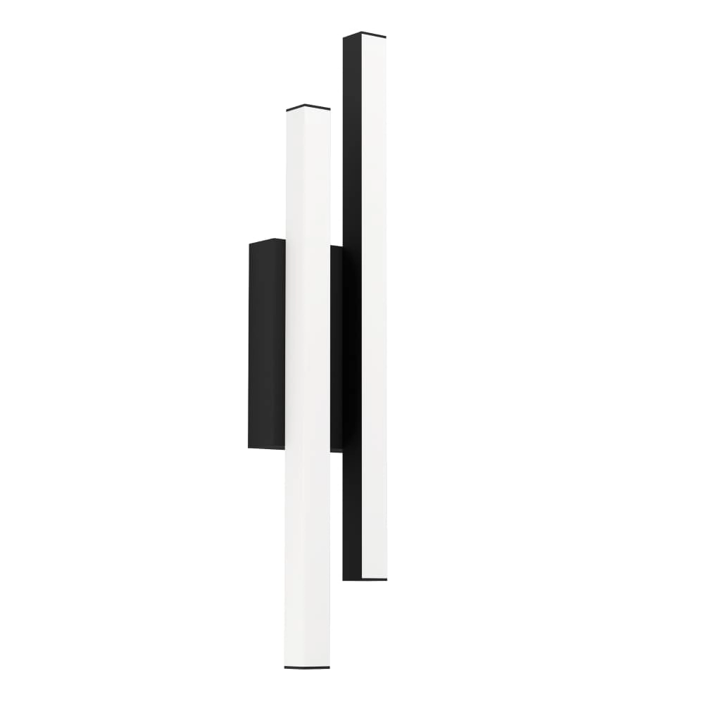 Led wandlampen Serricella zwart