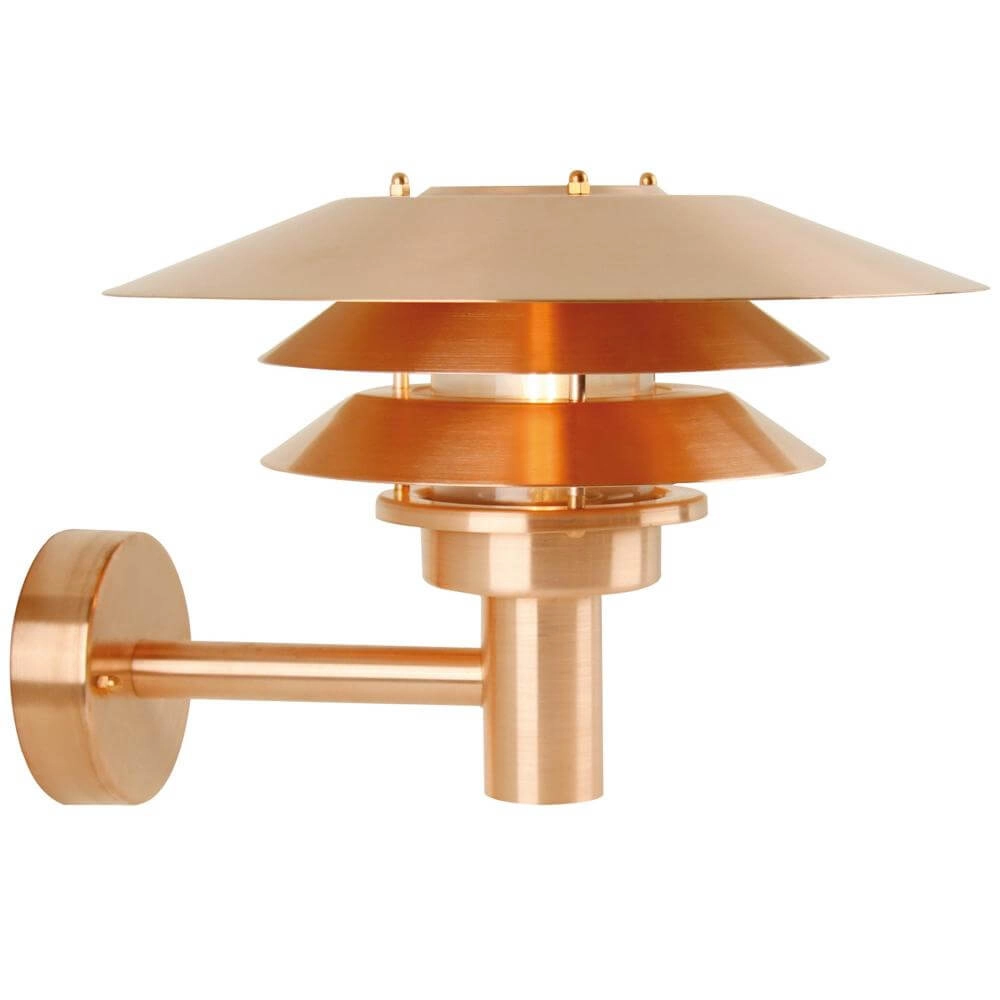 Wandlamp Veno koper up