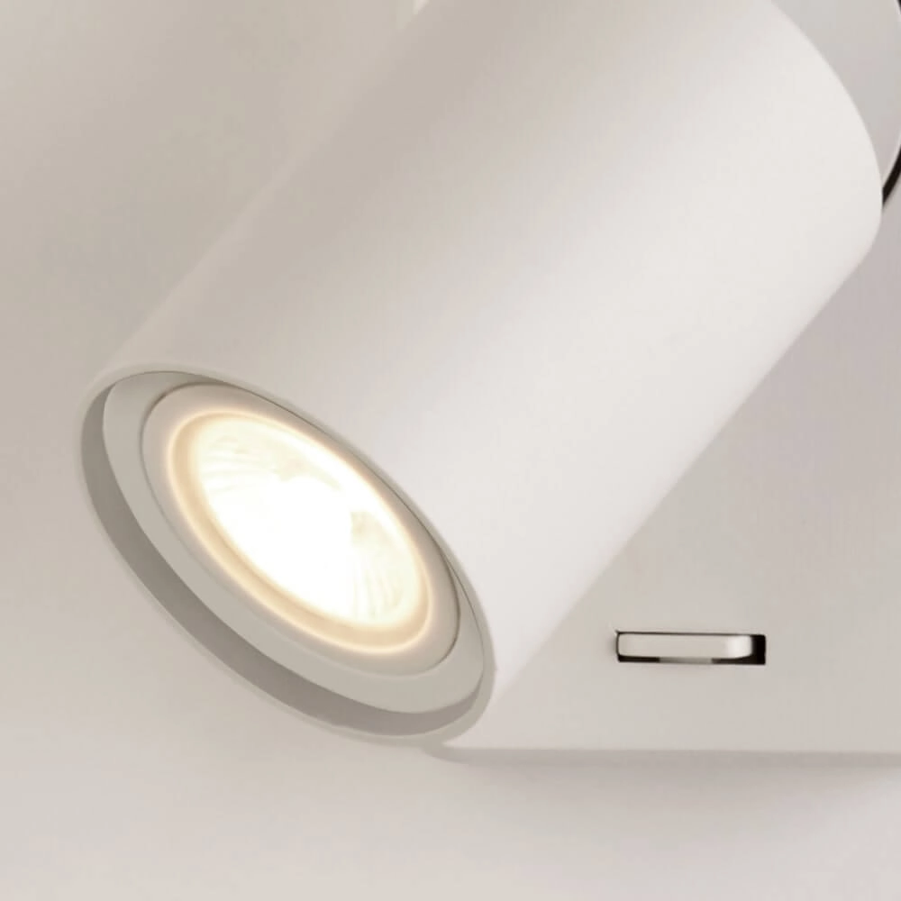 Plafondlamp Moon 1 wit Lyora