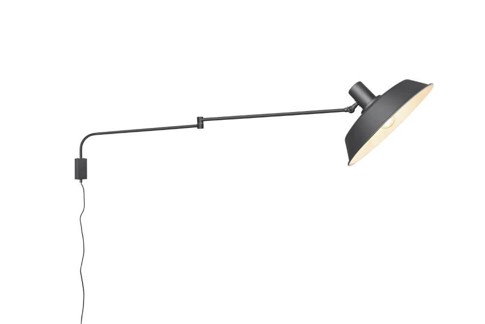 Wand lamp Bolder mat zwart Trio 4017807462982
