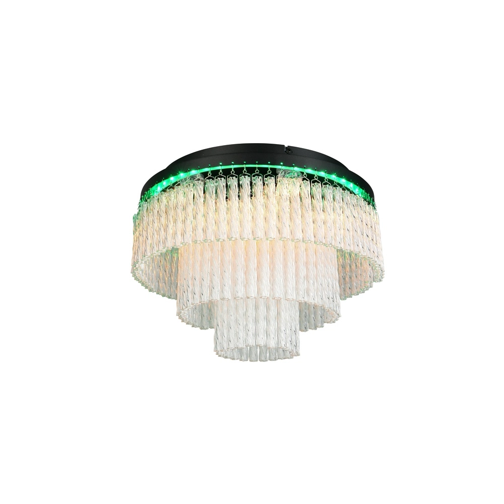 Design plafondlamp Vono zwart Trio 4017807682236