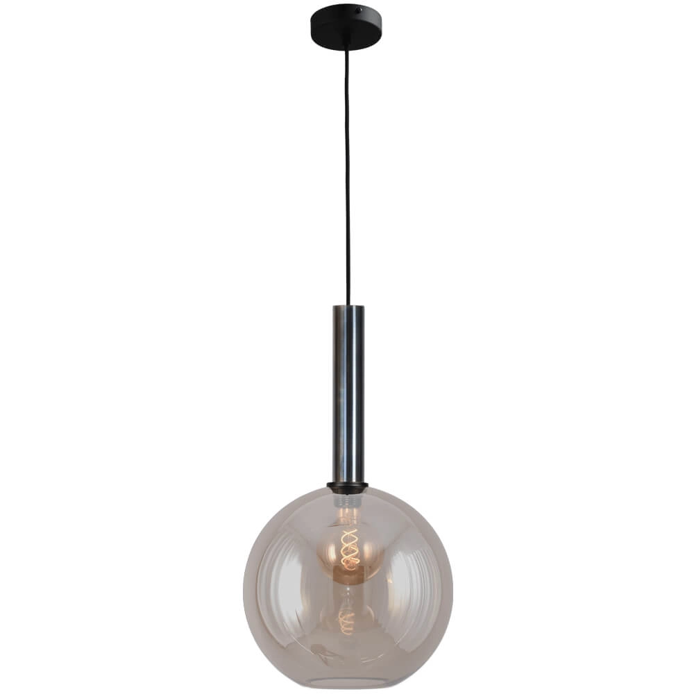 Hanglamp Ø 30cm Bella 2 Dappled oil met goud glas