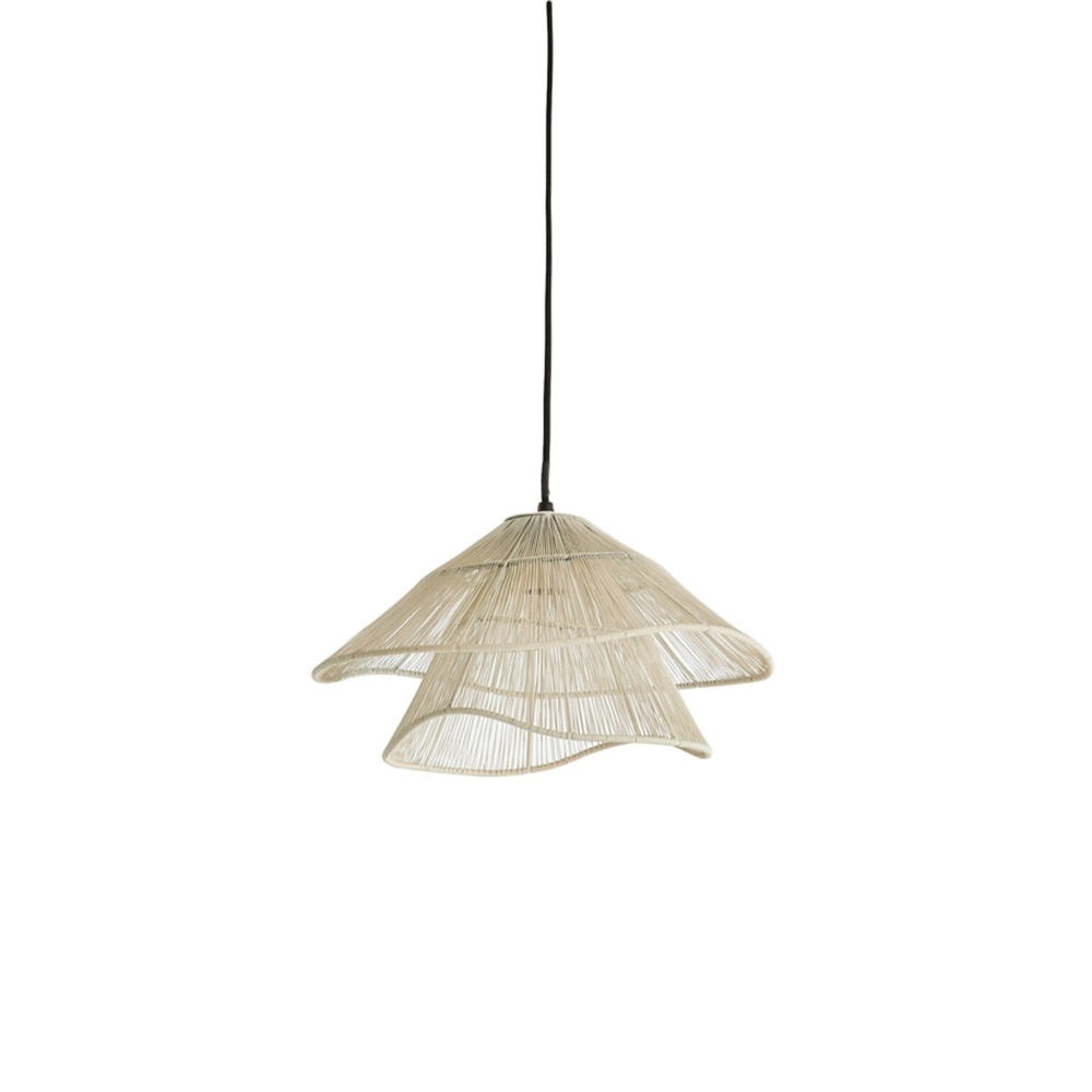 Japandi hanglamp Alameda wit Ø 36cm