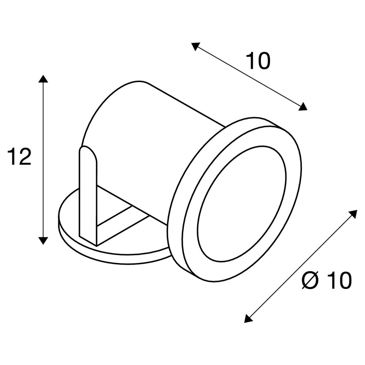 Tuinspot Nautilus MR16 SLV 4024163090421