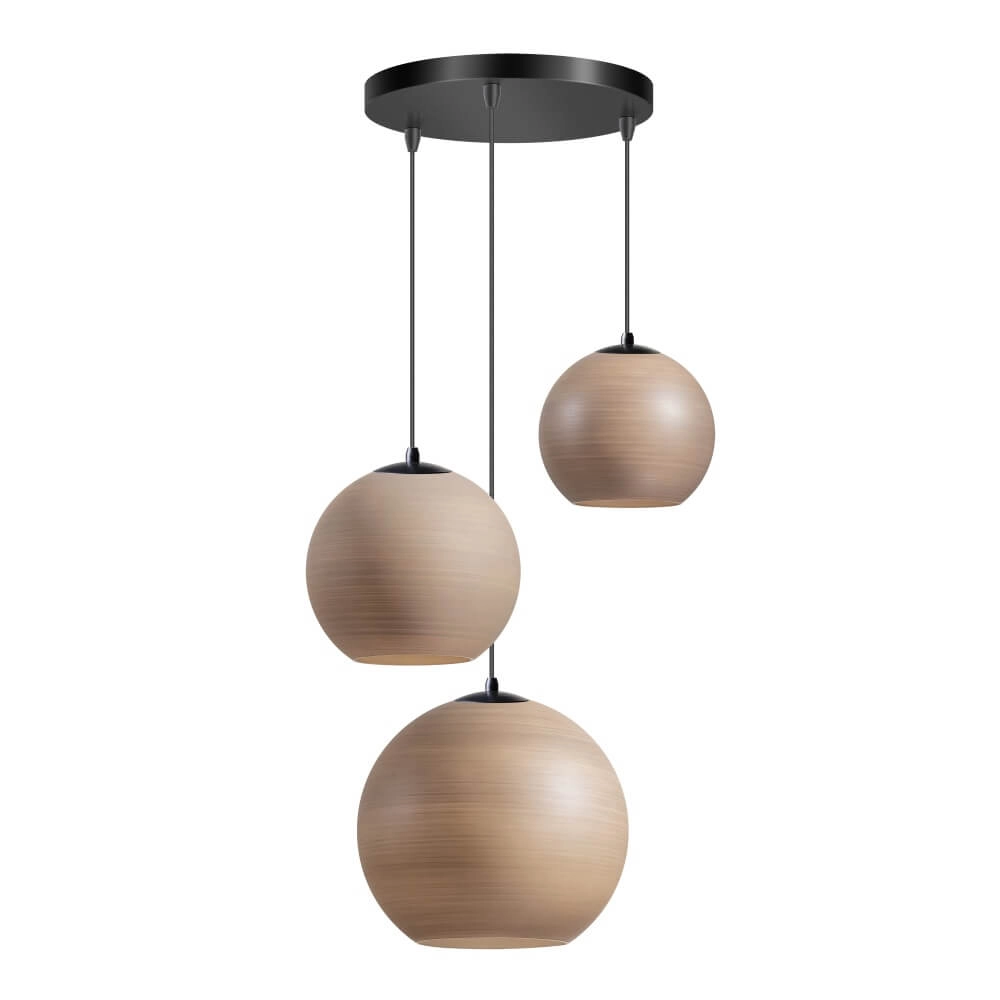 3-lichts hanglamp Orb Saturn rond met uniek effect ETH 8720195309291