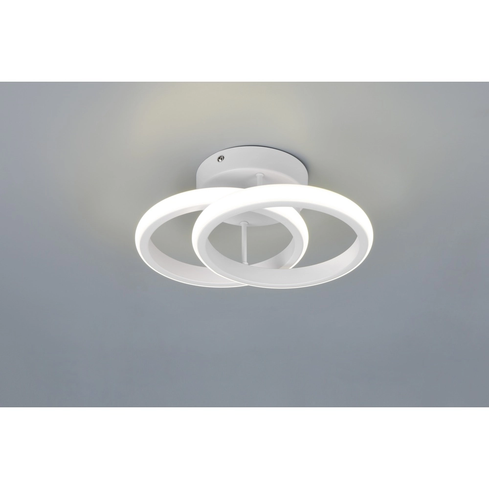 Witte plafondlamp Kasia rond design Trio 4017807653830