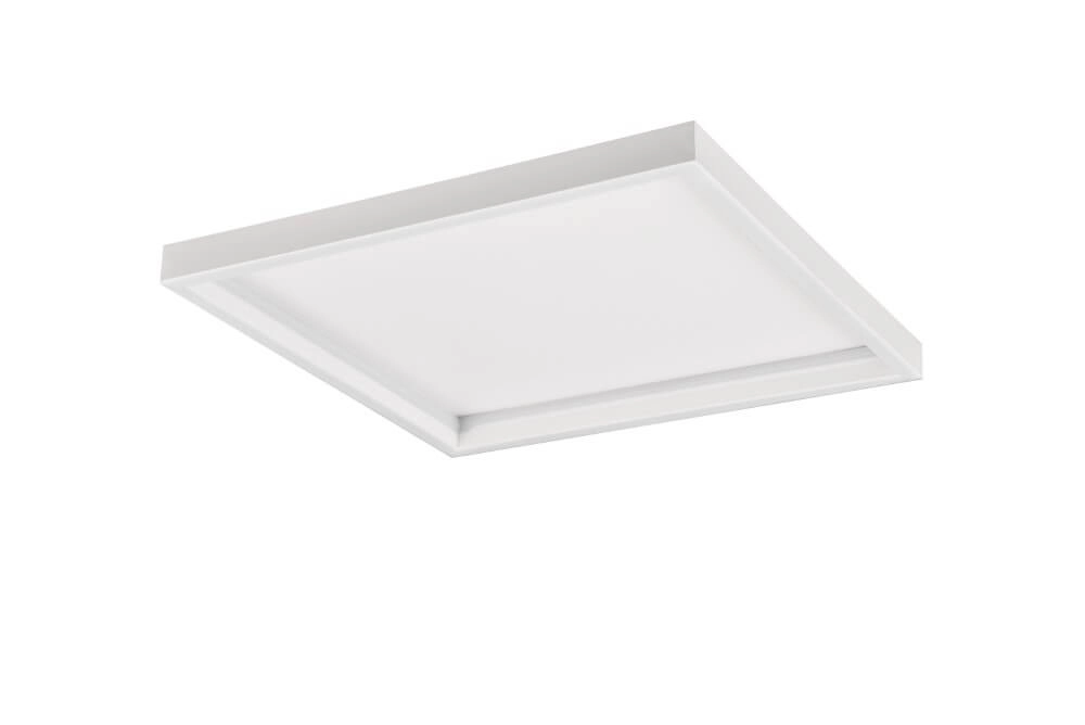Vierkante witte plafonniere Rotonda