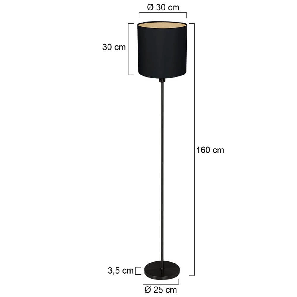 Vloerlamp Noor met kap Steinhauer 8712746171136