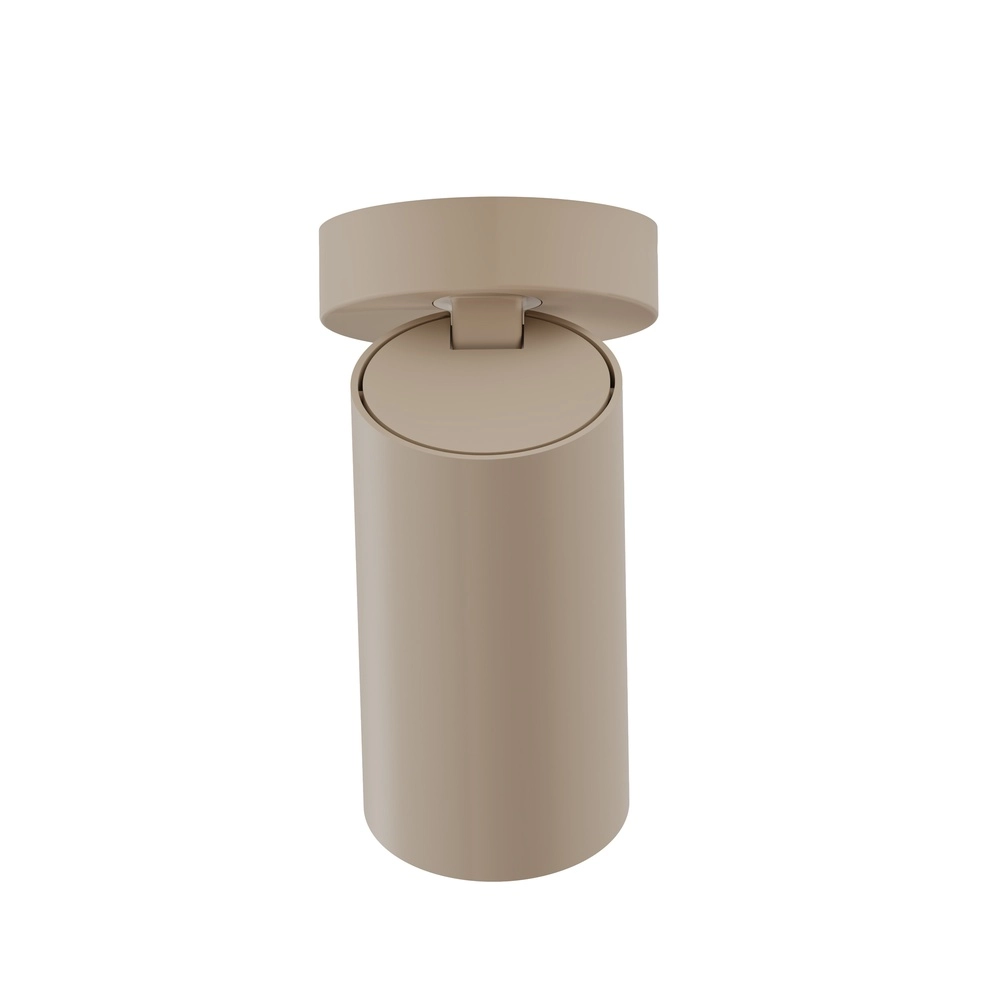 Opbouwspot Mono rond zand bruin Lyora 5903139125345