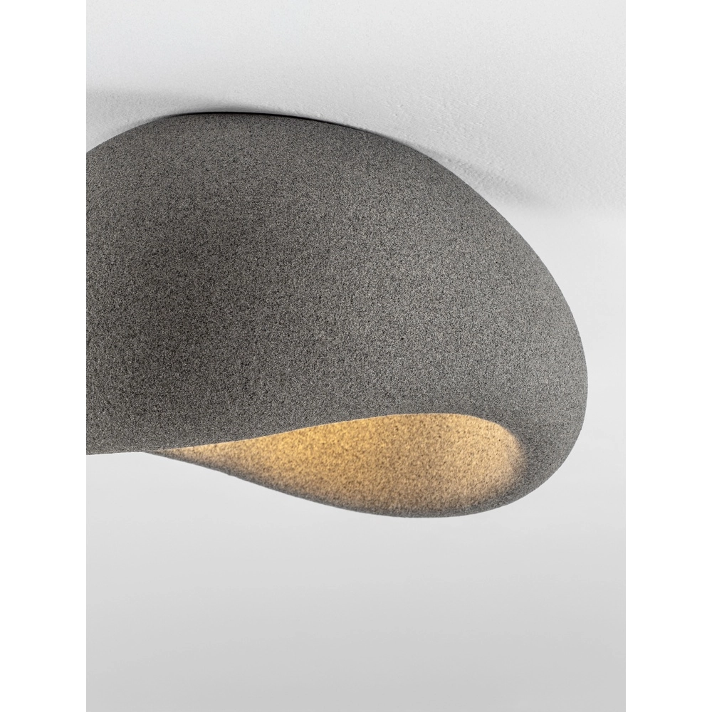 Natuurlijke plafondlamp Aere grijs 40cm Lyora 5212017476753