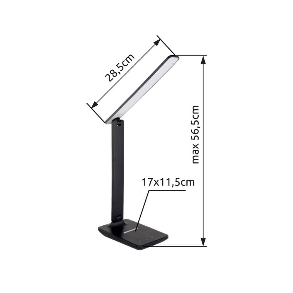 Bureaulamp Bulla zwart Globo 9007371409051
