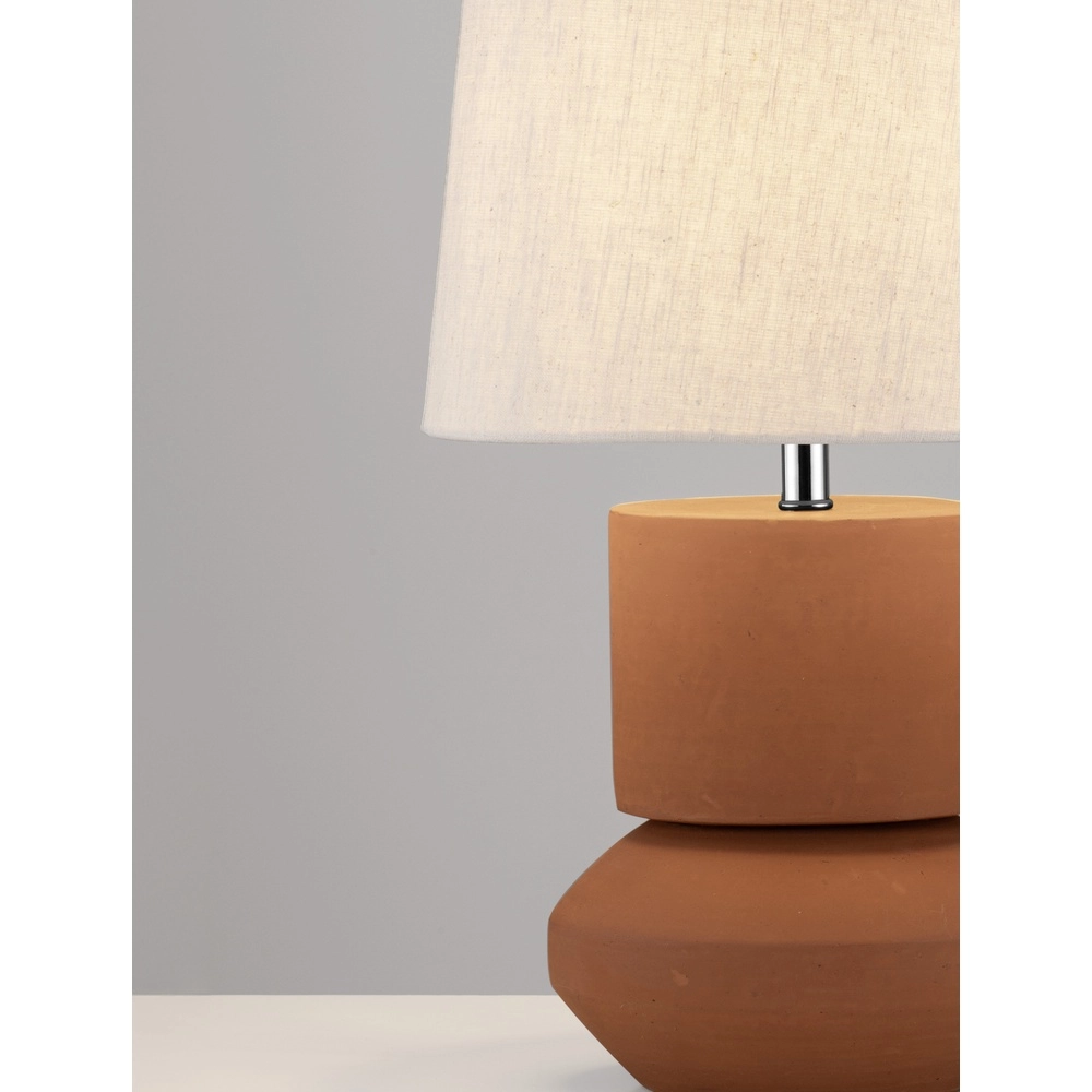 Tafellamp Izumi terracotta Lyora 5212017468147