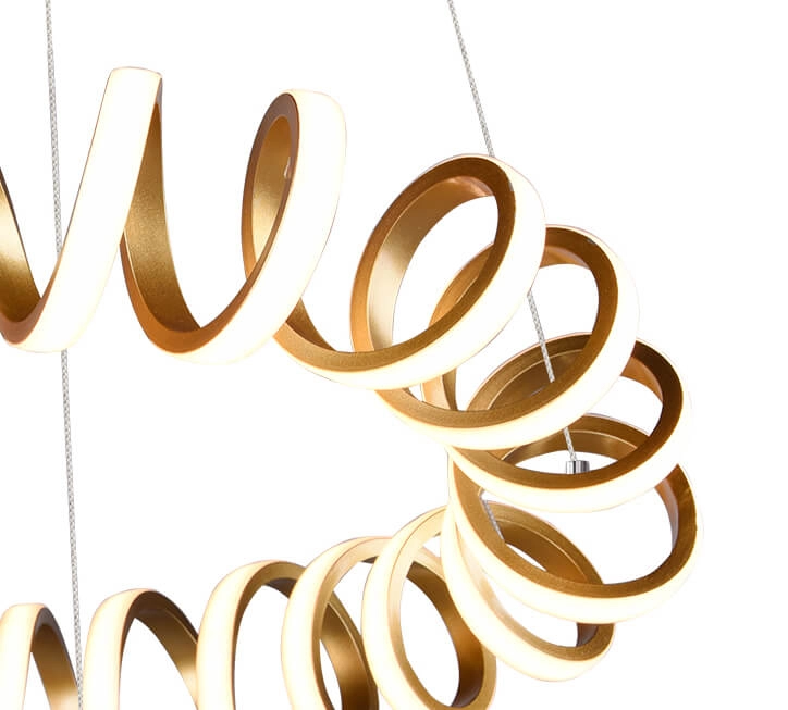 Led hanglamp Curl Ø 55cm Trio 4017807467796