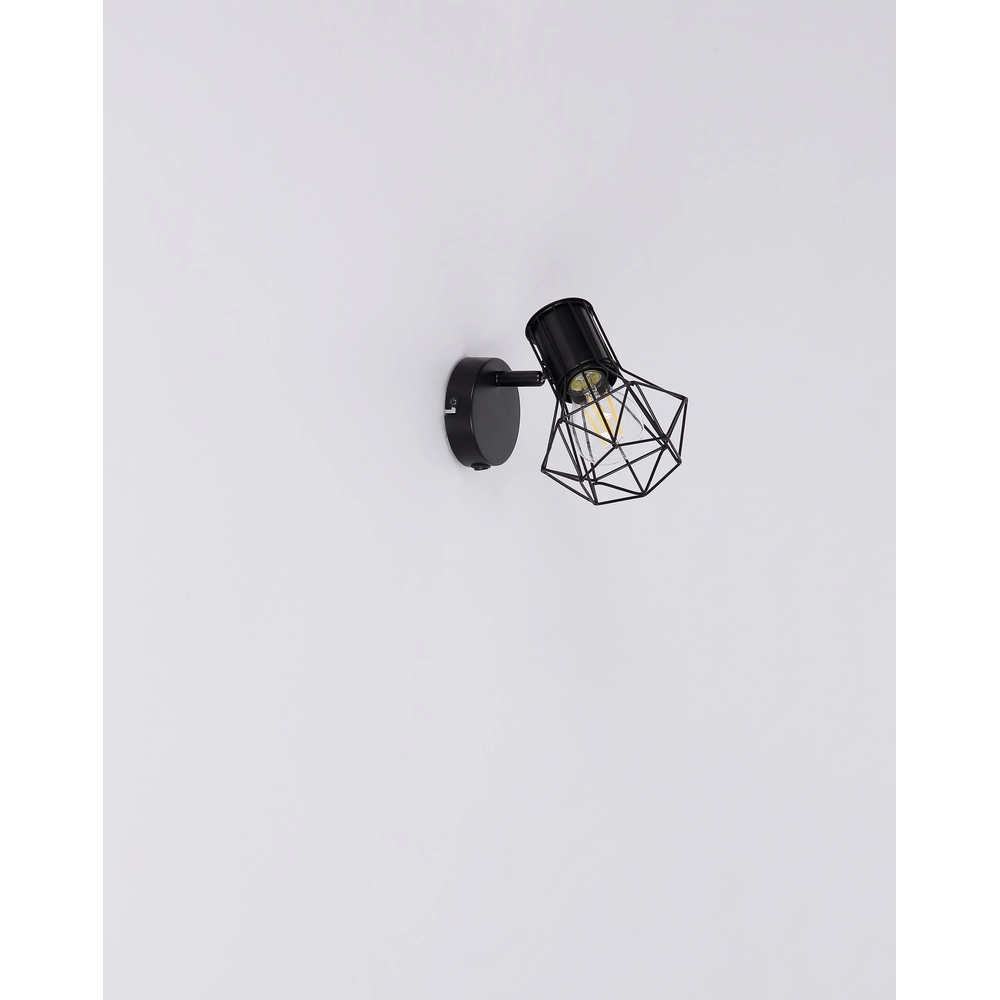 Wandlamp Priska zwart Globo 9007371412167