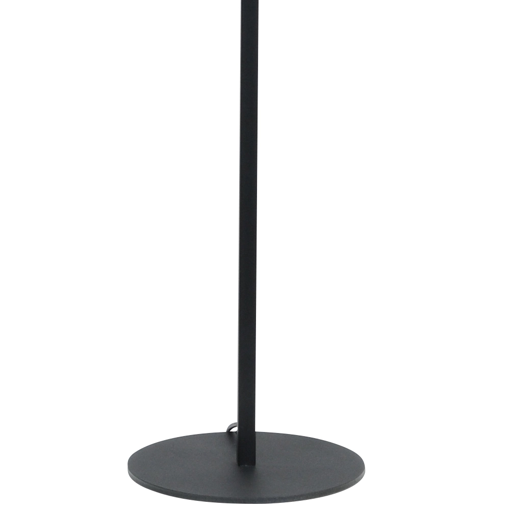 Zwarte vloerlamp Venus 150cm met Flower lampenkap Masterlight 8718121206400