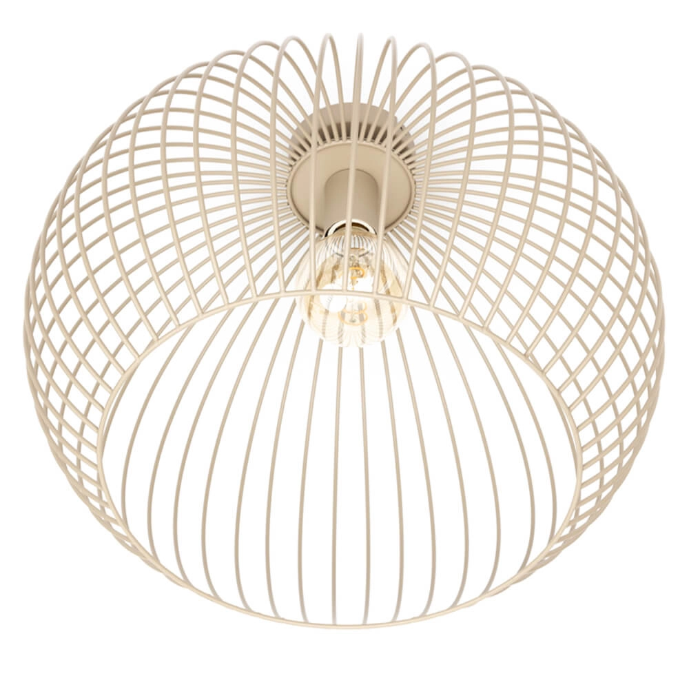 Draad plafondlamp Wire Ø 50cm zandkleurig
