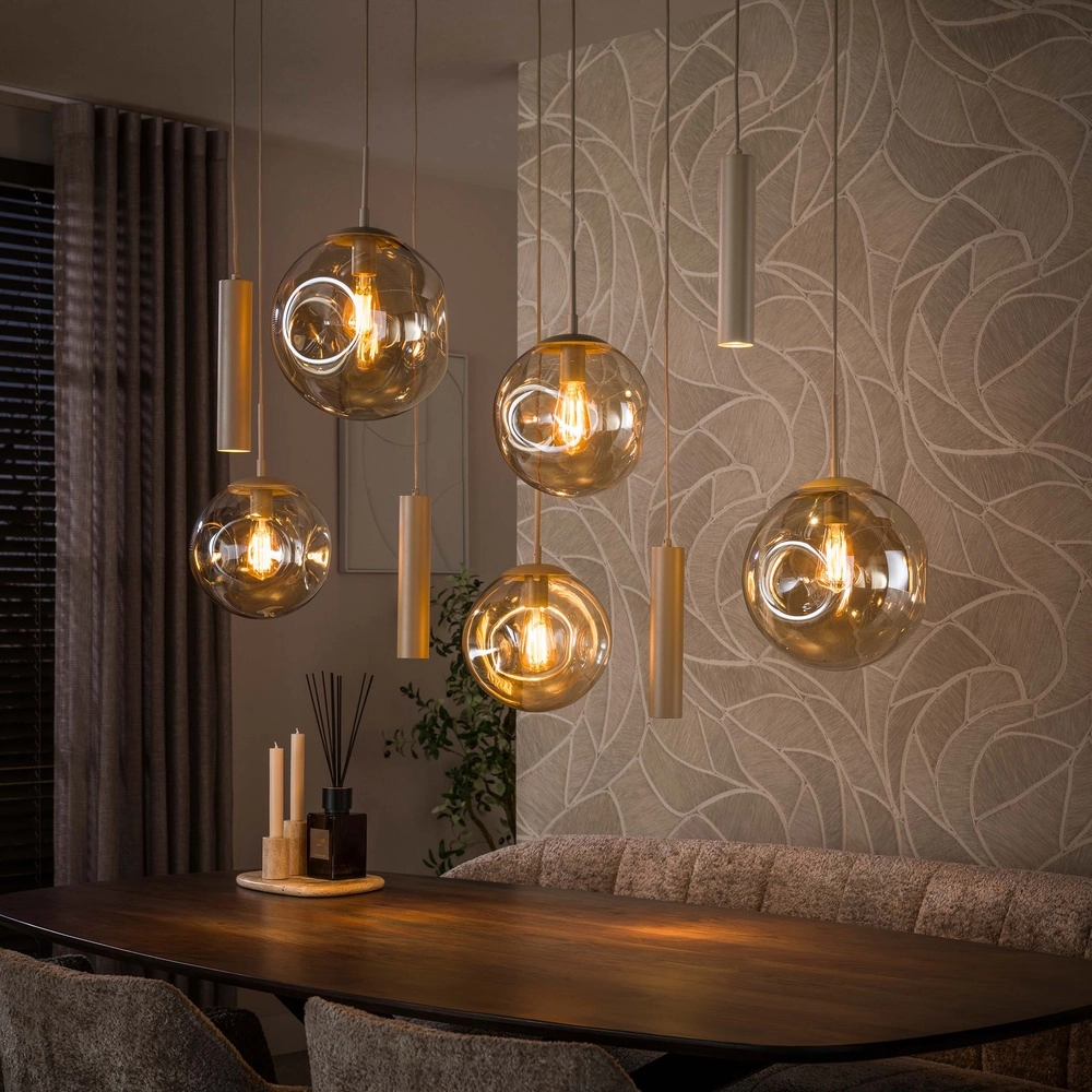 Design plafondlamp Stellar sienna bruin