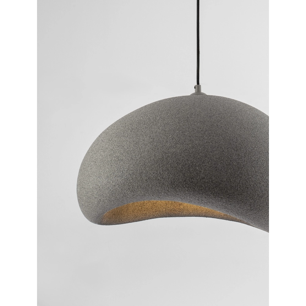 Natuurlijke hanglamp Aere grijs 50cm Lyora 5212017476715