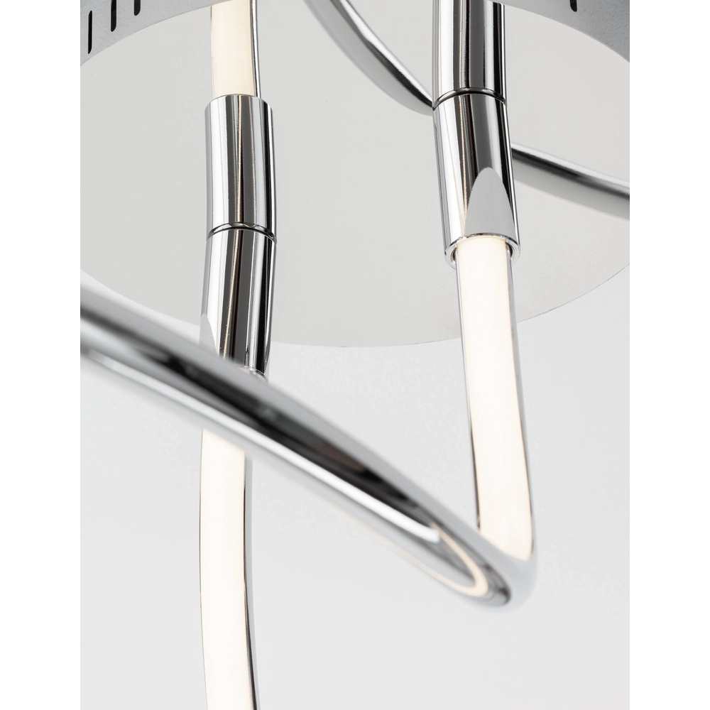 Plafondlamp Fungo krul chroom Lyora 5212017419873