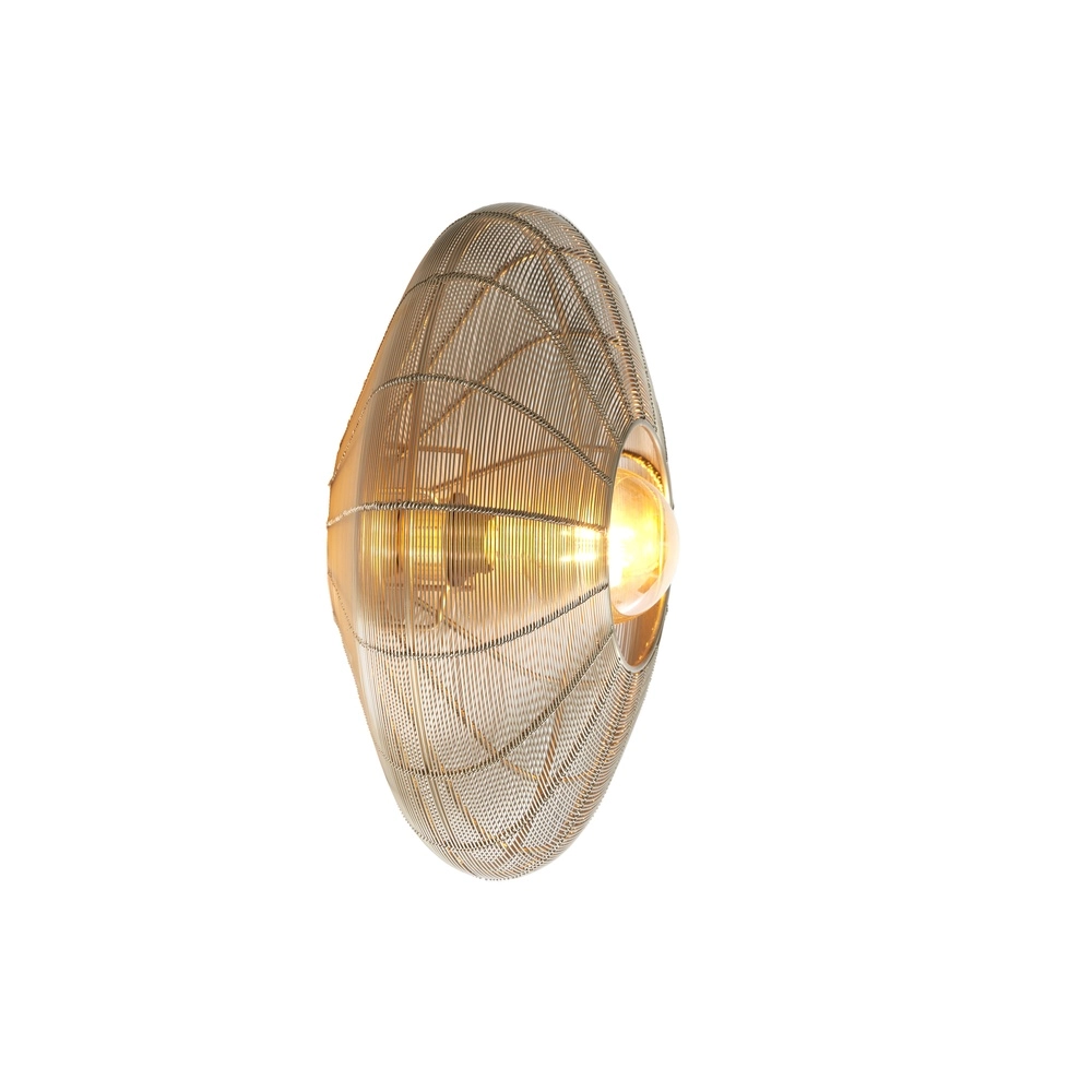 Metalen plafondlamp Bahoto Ø 40cm - licht goud Light & Living 8717807706036