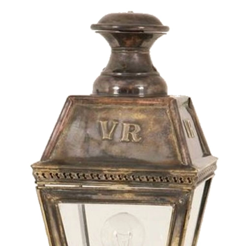 Landelijke sokkellamp Kensington handgemaakt 78cm - gepoetst goud (PBUL) Limehouse 8716803507098