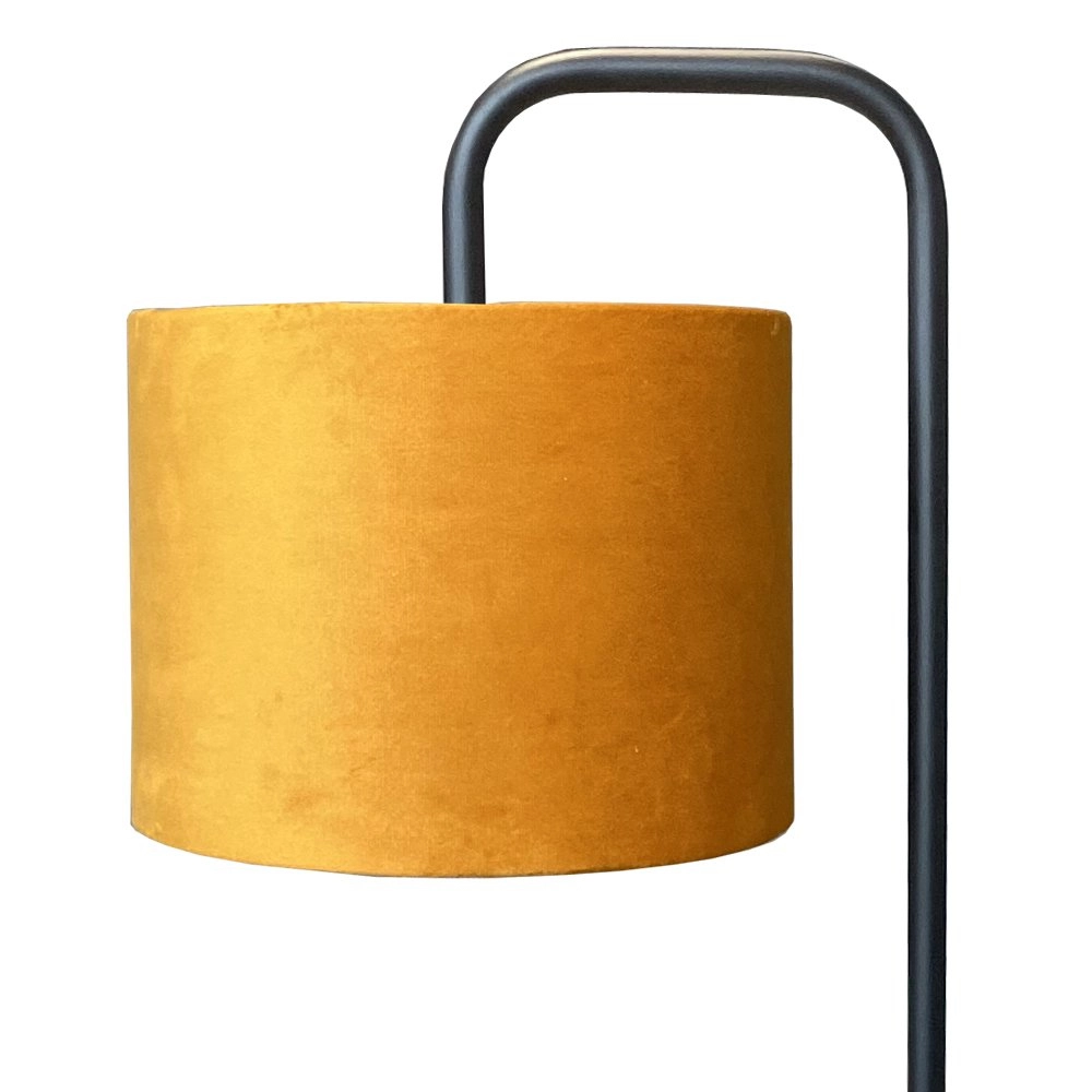 Tafel Schemerlamp Venus met okergele lampenkap Masterlight 8718121251332