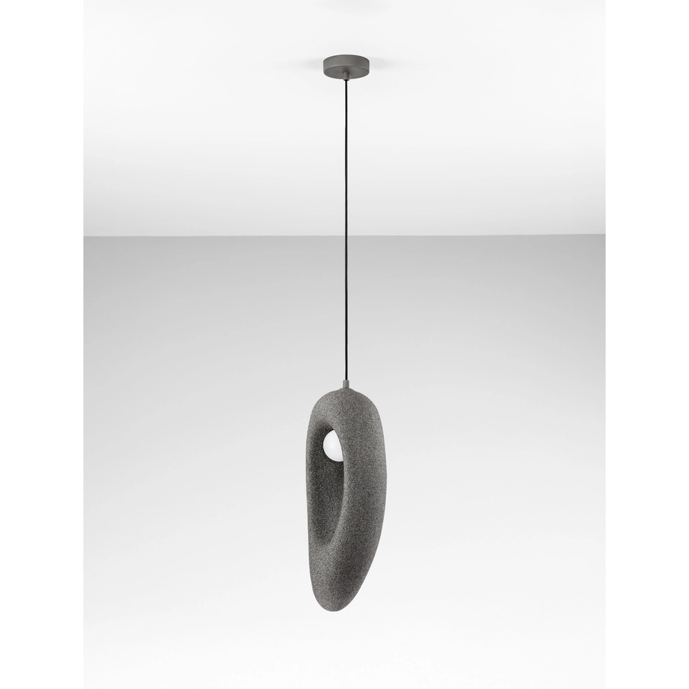 Natuurlijke hanglamp Tempus grijs 48cm Lyora 5212017476852