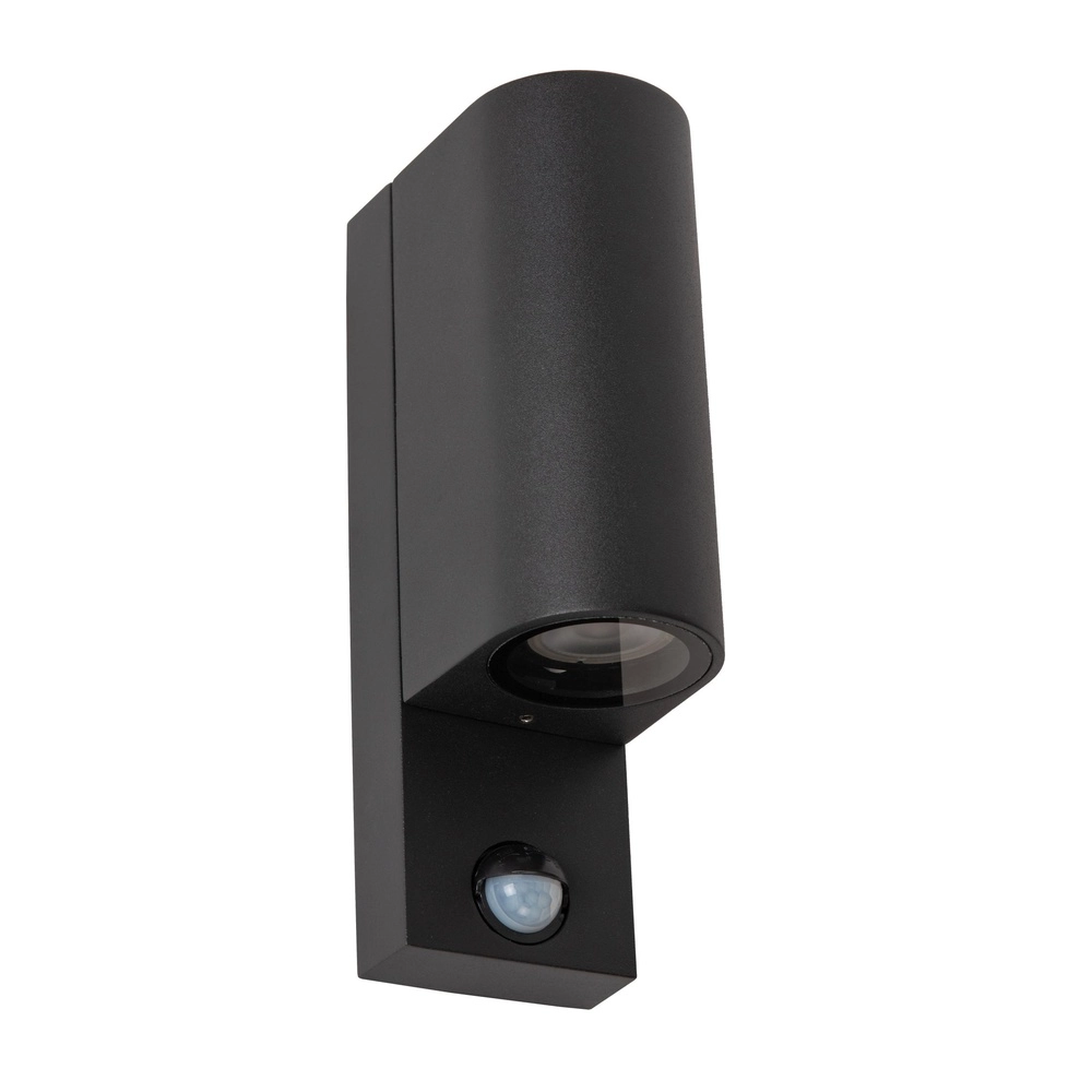 Wandspot Zaro up & down zwart met sensor