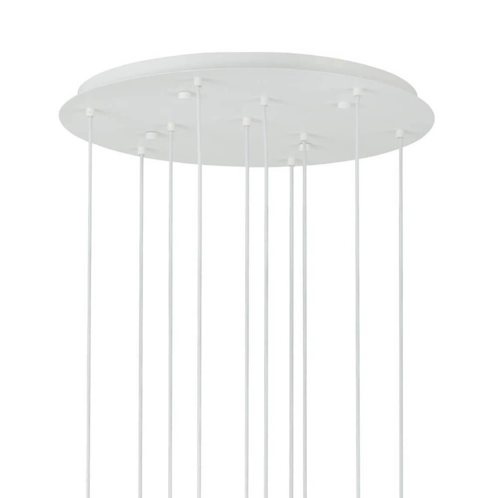 Witte ronde hanglamp Bernabeta 10-lichts Stars of Light 9002759397043