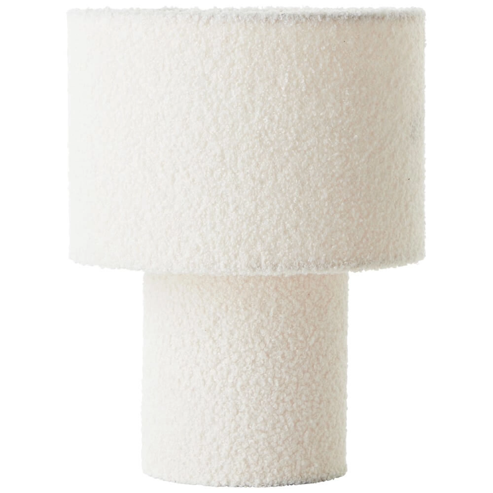 Creme tafellamp Teddy Ø 23cm Brilliant 4004353447235
