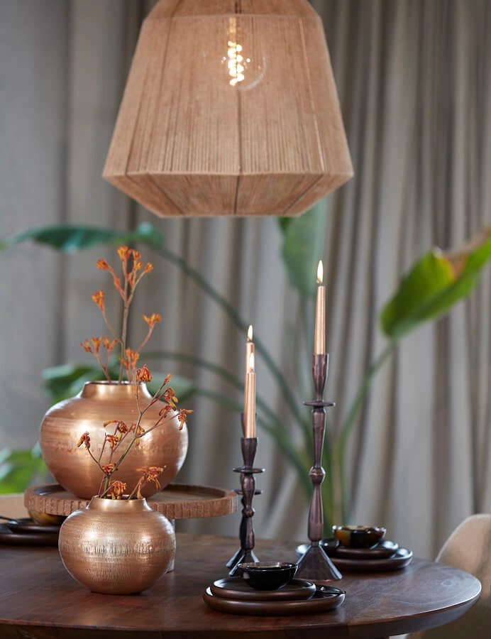 Rotan hanglamp Malva Ø 50cm
