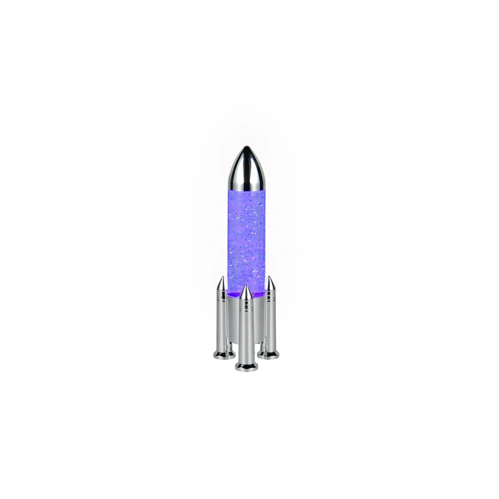 Tafellamp Apollo raket titanium grijs Trio 4017807681208
