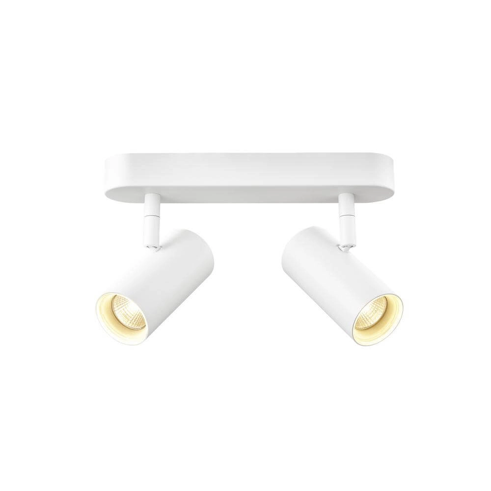 Opbouwspot Noblo wit 2-lichts 2700K