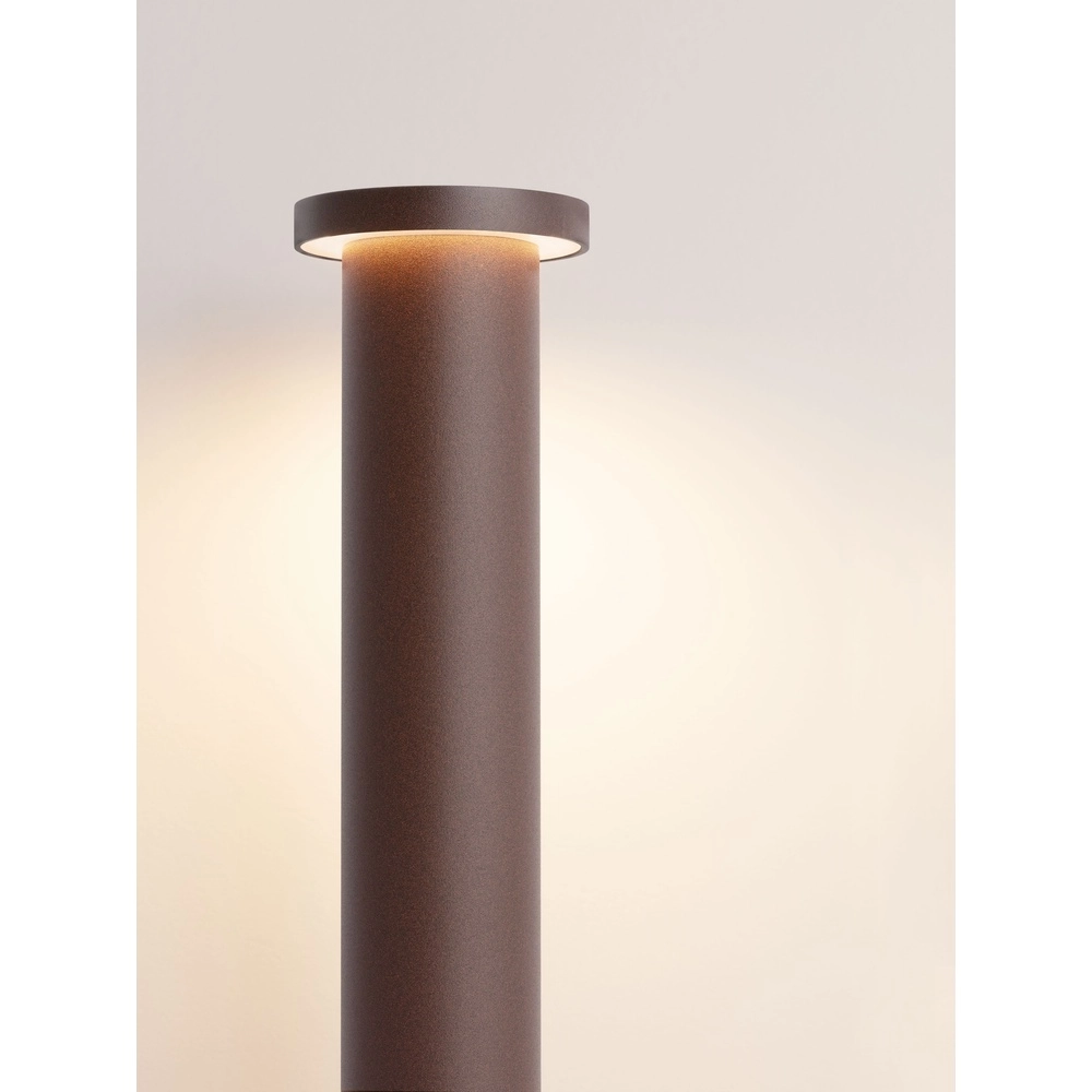 Moderne padverlichting Bast roestbruin 45cm - 3000K Lyora 5212017497666