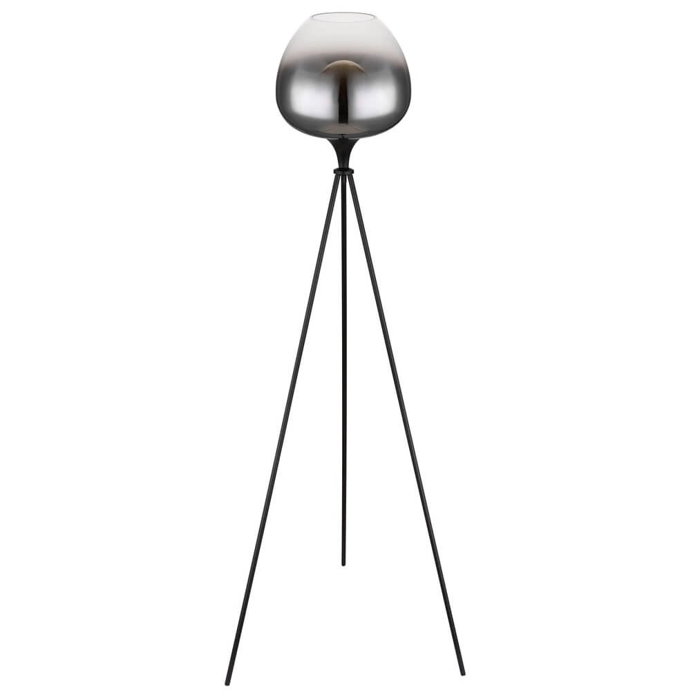 Zwarte vloerlamp Maxy tripod Globo 9007371435418