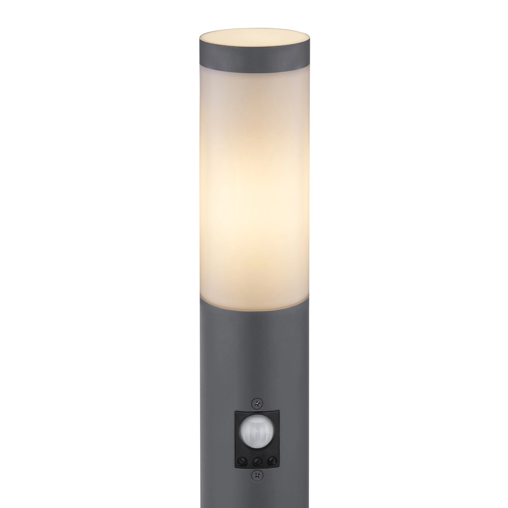 Padverlichting Boston antraciet met wit en sensor Globo 9007371427796