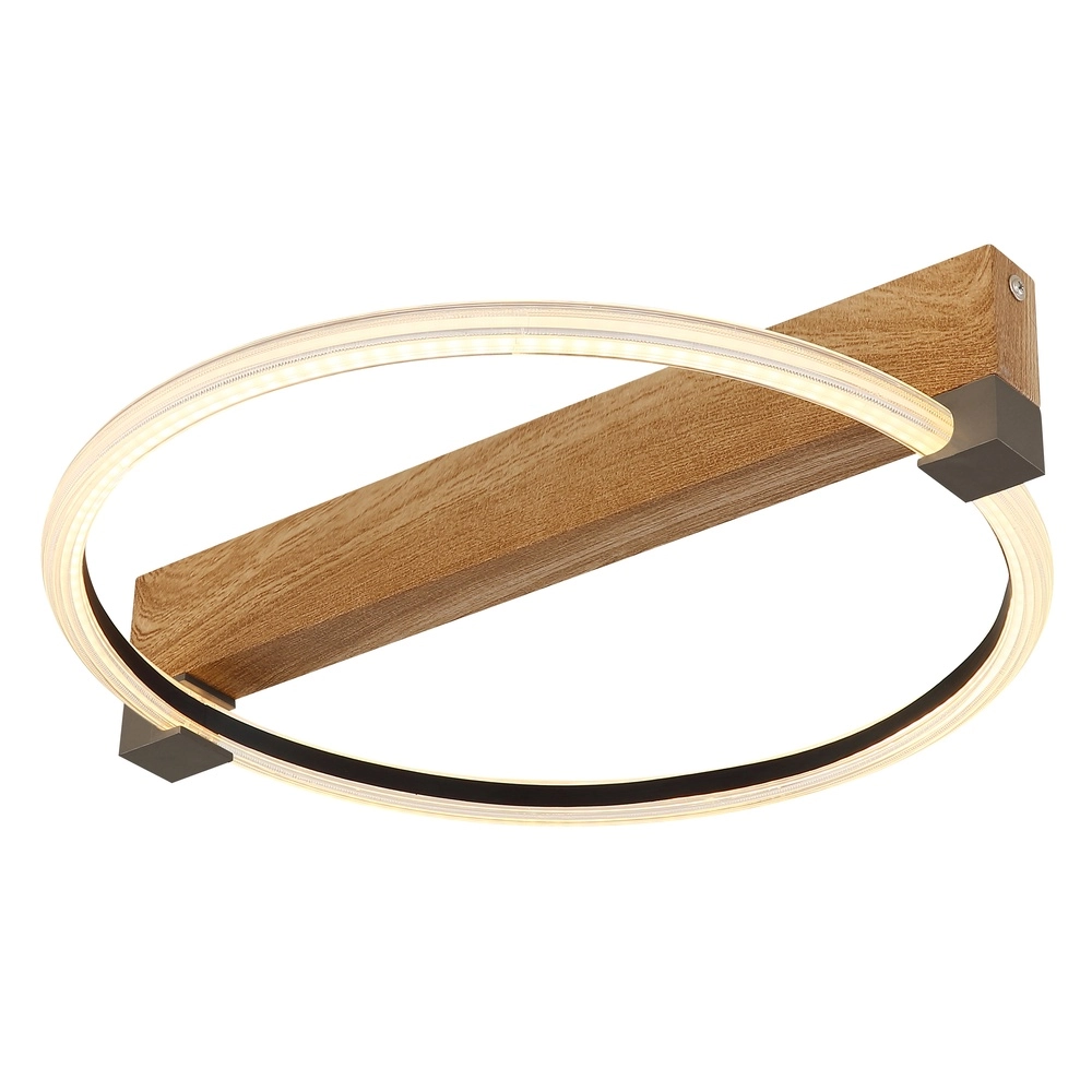 Plafondlamp Fletcher hout design