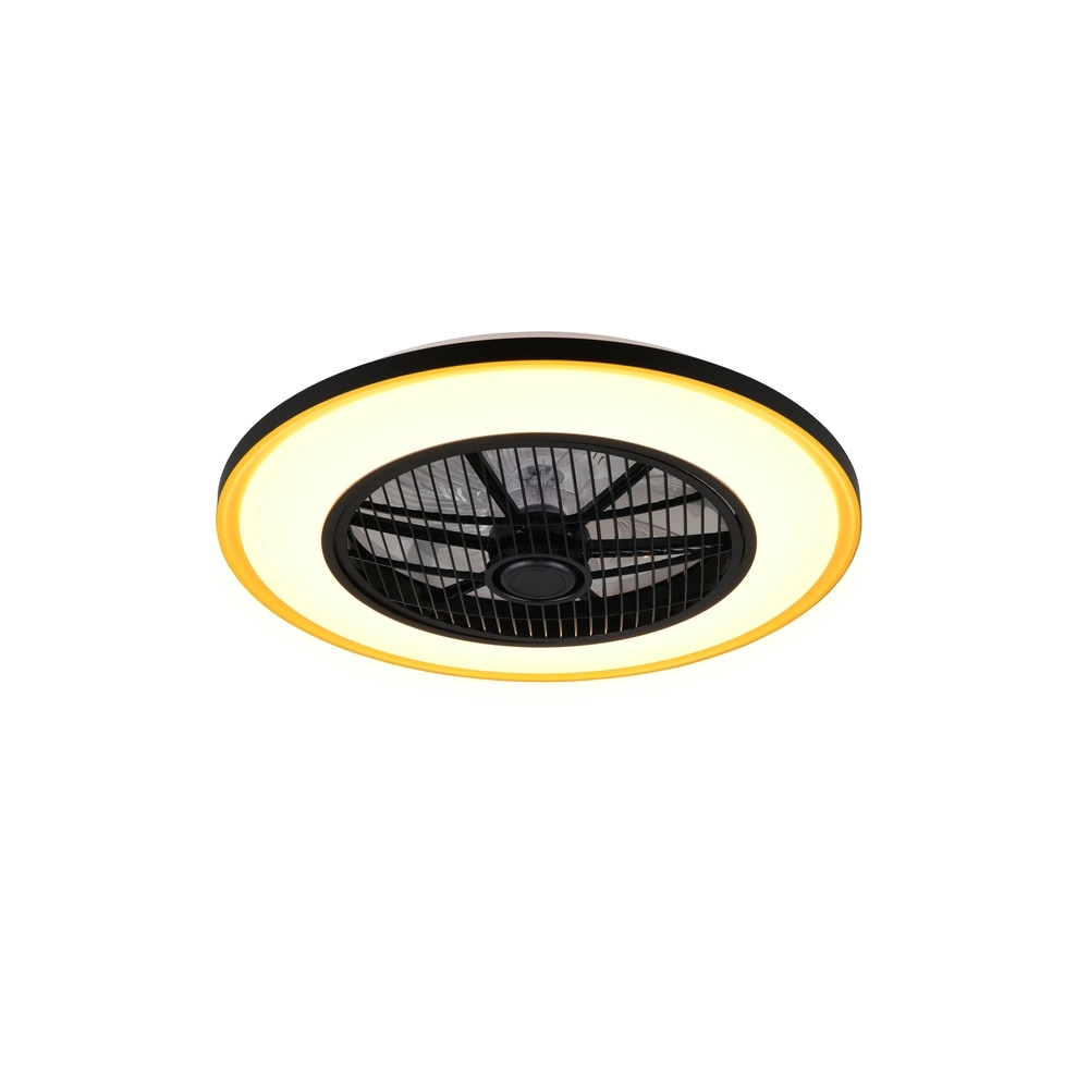 Plafondventilator Varpula zwart met goud Trio 4017807688597
