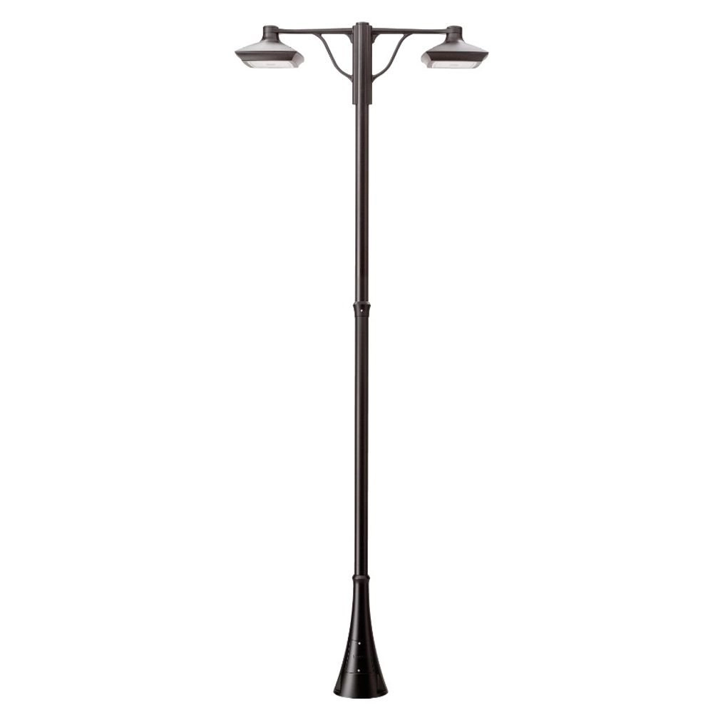 Led tuinlamp City Highlight led - 2-lichts - 300cm grafiet grijs