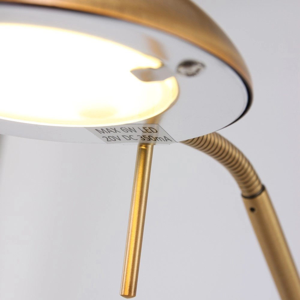 Led staanlamp Mexlite 180cm - 2700K bronsbruin Steinhauer 8712746096361