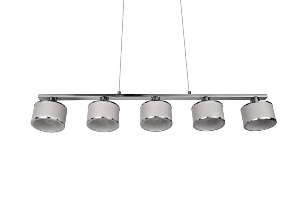 5-lichts hanglamp Kaprun recht 92cm Trio 4017807581157