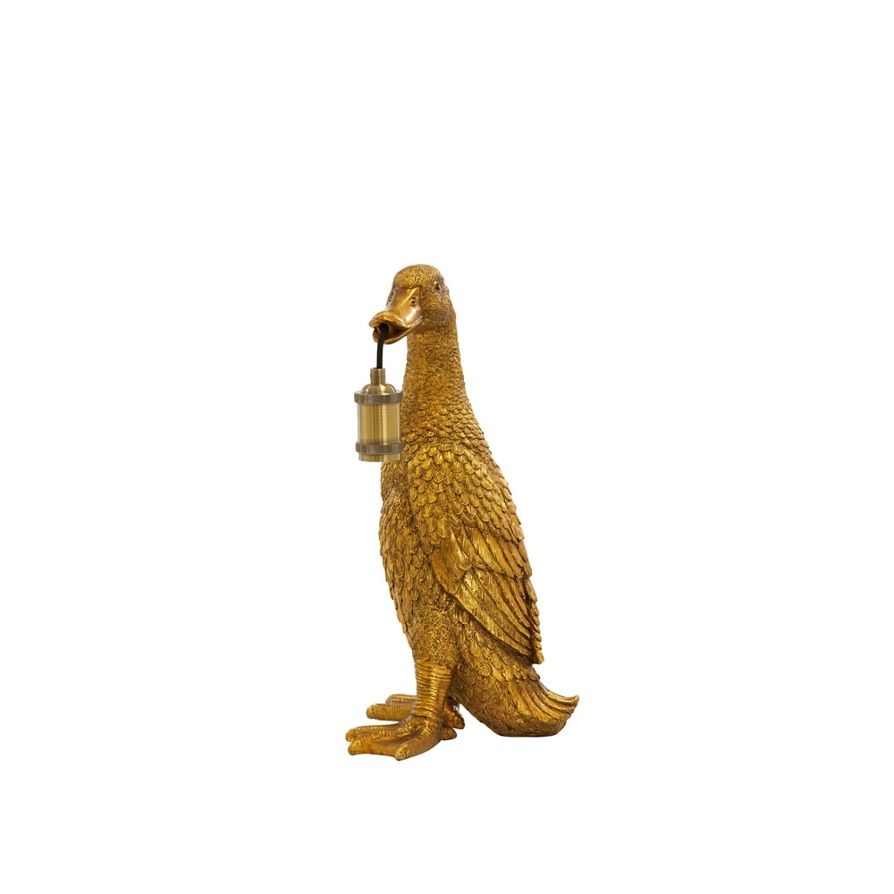 Tafellamp Duck eend brons 48,5cm Light & Living 8717807675561