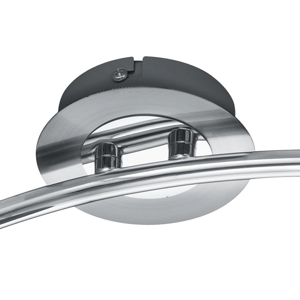 LED plafondspot Levisto 3-lichts nikkel mat Trio 4017807281675