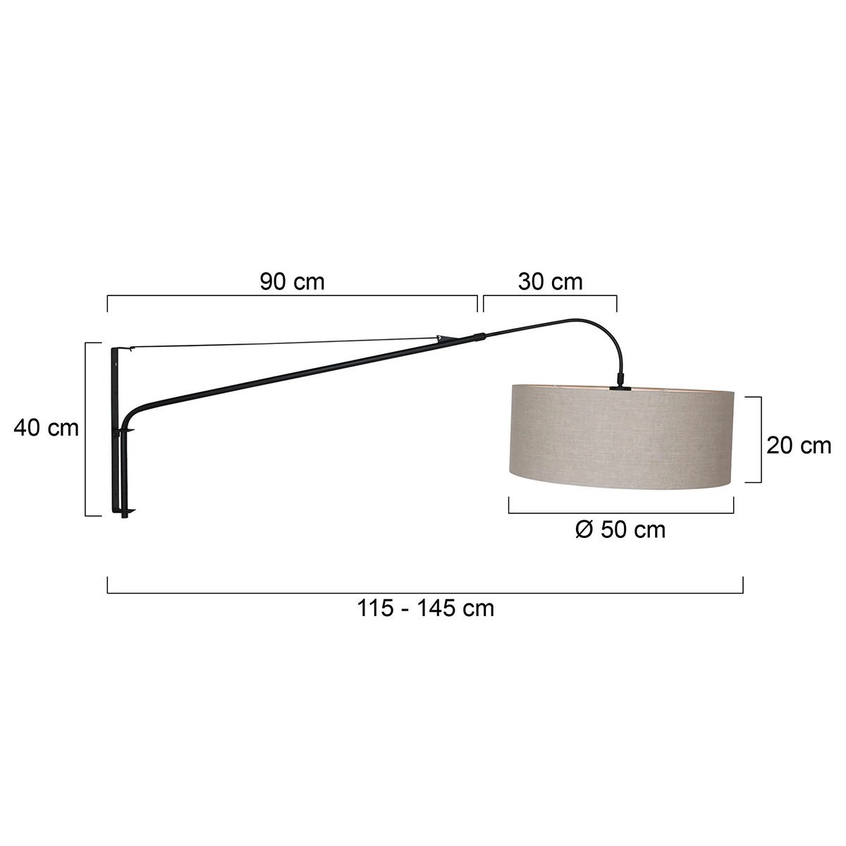 Landelijke leeslamp Gramineus met kap Steinhauer 8712746132410