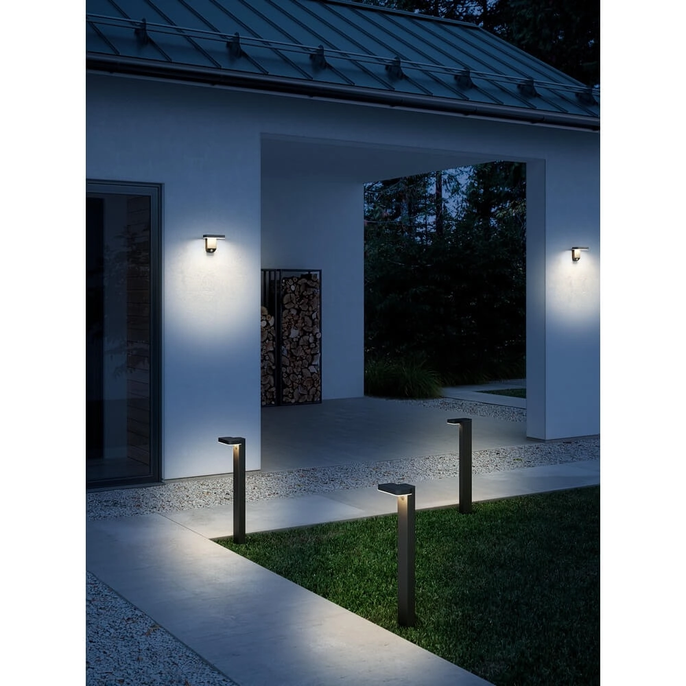 Solar wandlamp Rica zwart rechthoek Nordlux 5704924004797